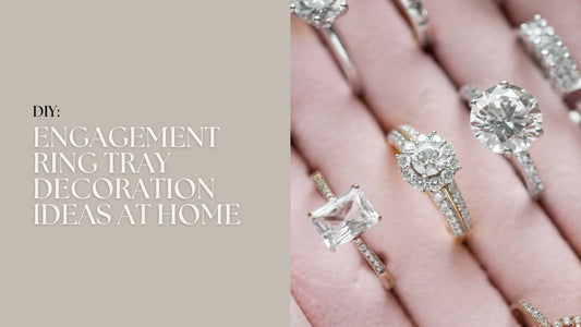 engagement ring plate decoration at home