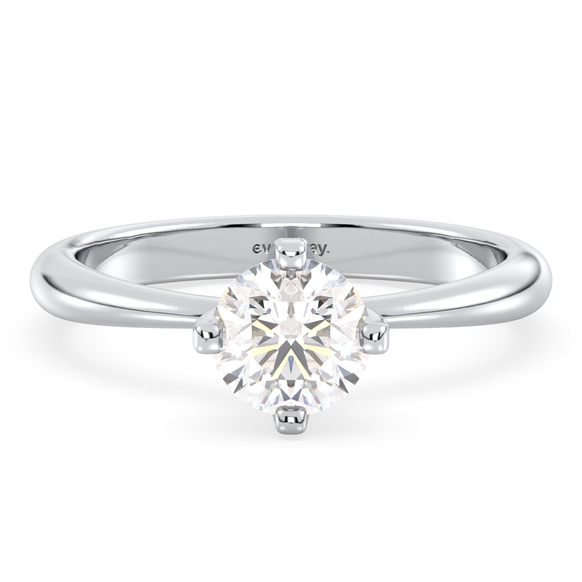 SOPHIA ROUND CUT LAB GROWN DIAMOND SOLITAIRE CLASSIC ENGAGEMENT RING, GOLD