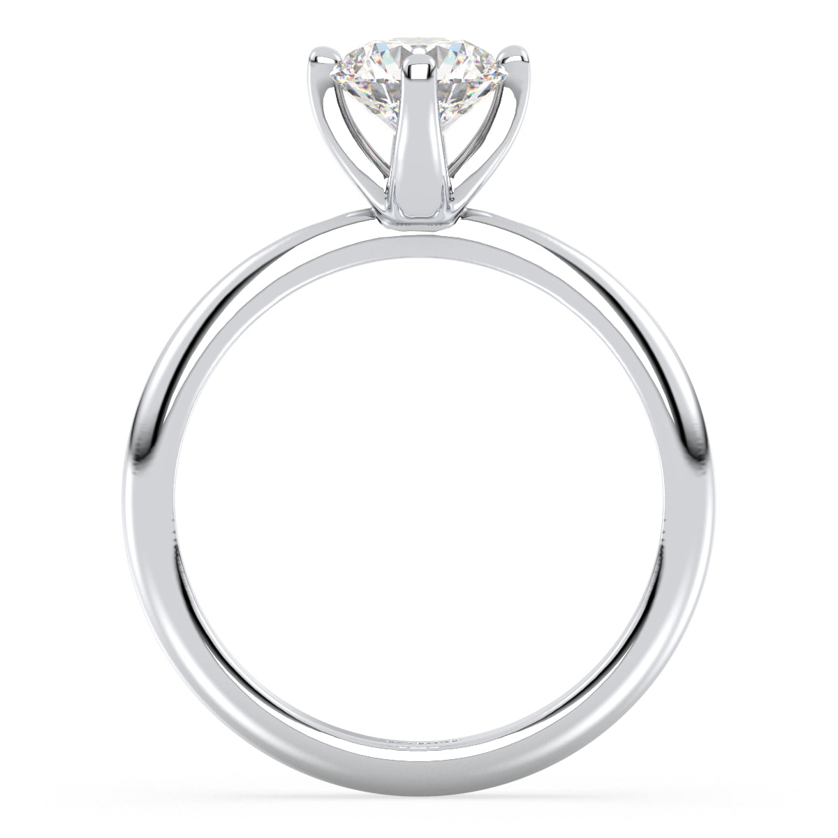 SOPHIA ROUND CUT LAB GROWN DIAMOND SOLITAIRE CLASSIC ENGAGEMENT RING, GOLD