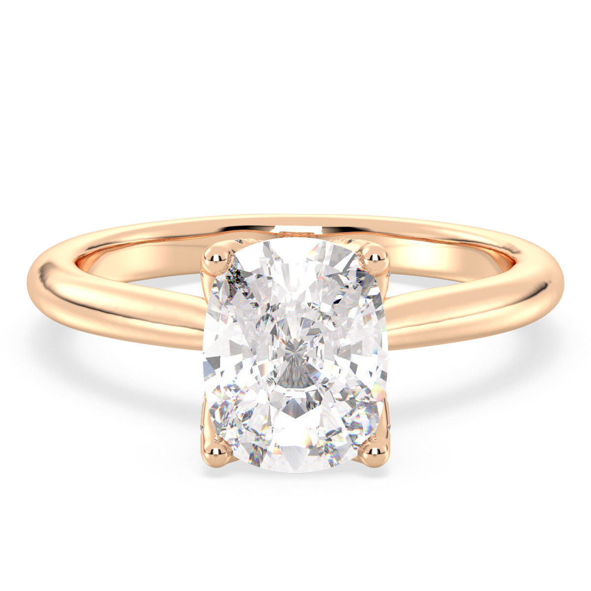 Damas Gold Rings DAMAS CUSHION CUT LAB GROWN
