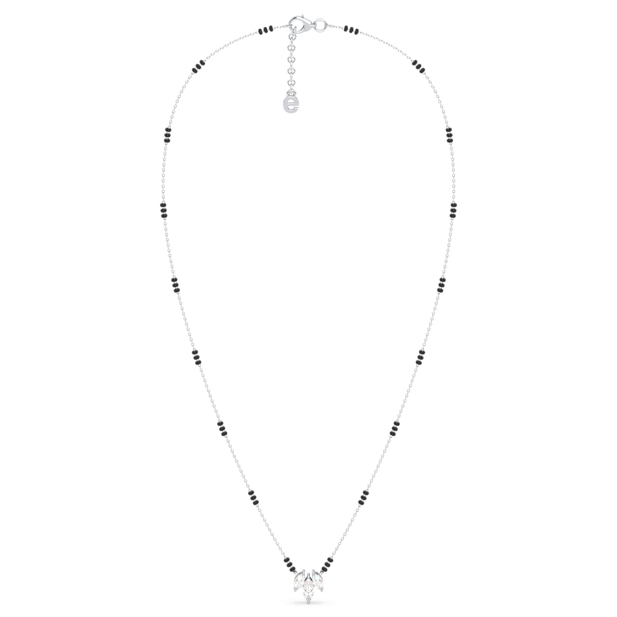 LILETTA MARQUISE CUT LAB GROWN DIAMOND ELEGANT MANGALSUTRA, GOLD