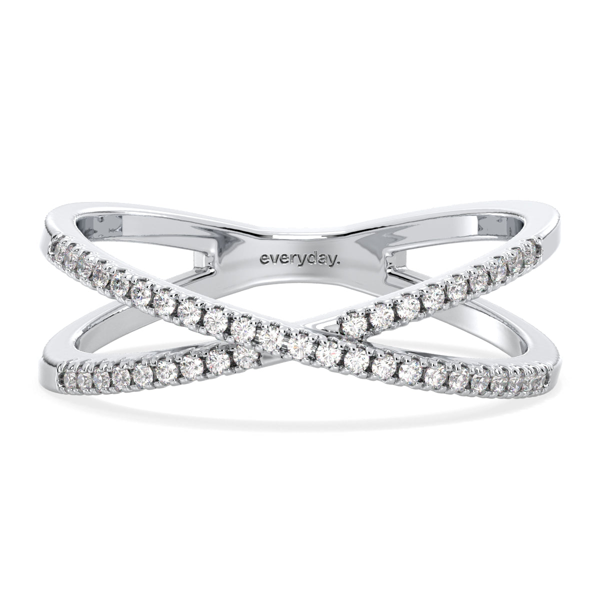 DAISY CLASSIC LAB GROWN DIAMOND STACKABLE INFINTY RING, GOLD